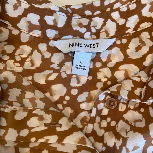 Nine West Button down tunic top - Picture 2 of 2